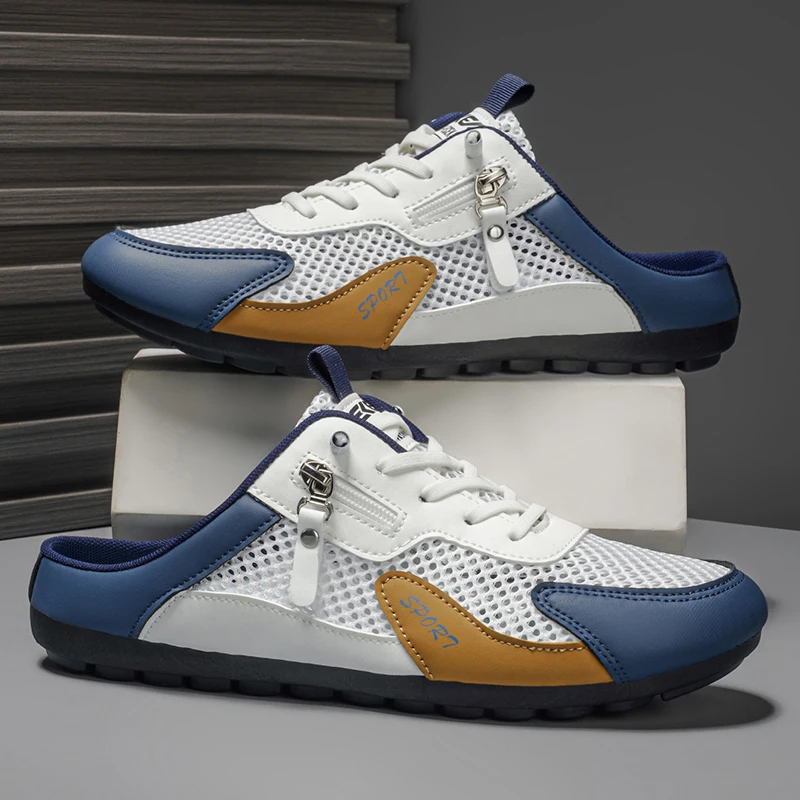 Men'S Shoes Casual Sneakers - Chinelos de verão para homens, modernos,