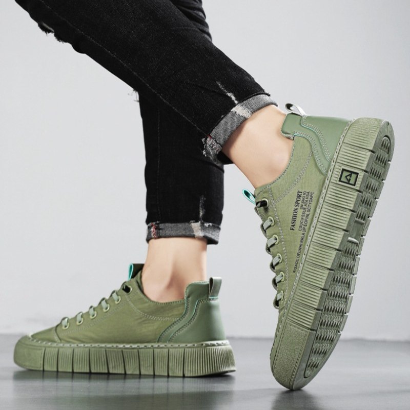Men'S Shoes Casual Sneakers - Tênis Casual Masculino de Lona com