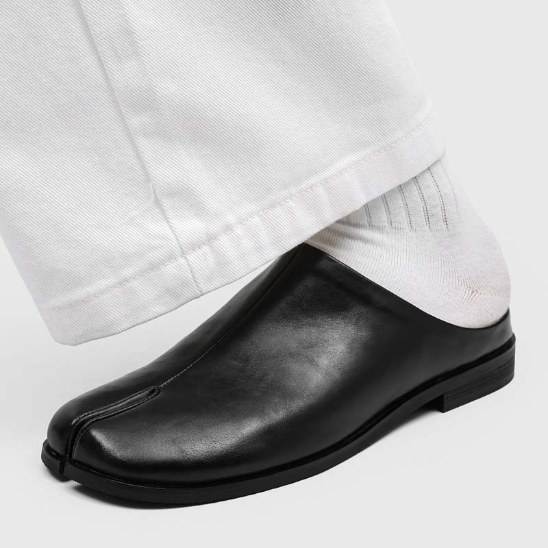 Men Shoes Marks - Chinelos Masculinos Tabi Baotou de Designer