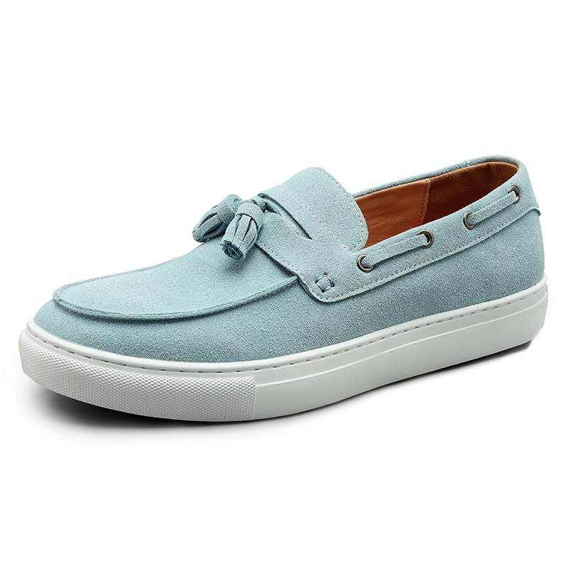 Men'S Shoes Hey Dude - Mocassins Clássicos Masculinos de Couro Camurça