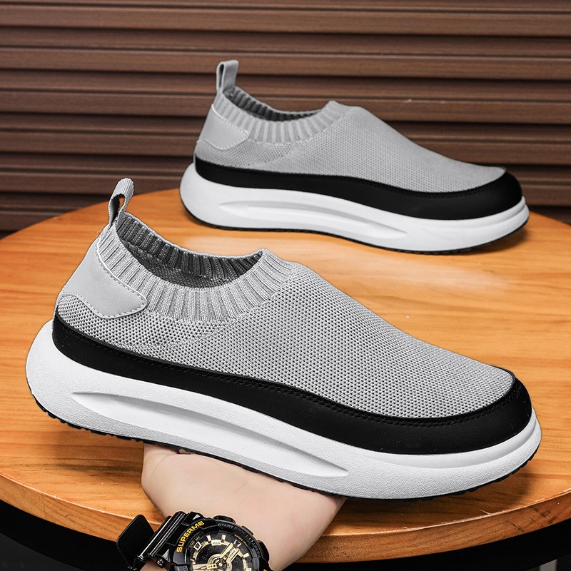 Men'S Shoes Casual Sneakers - 2025 novos sapatos masculinos malha respirável