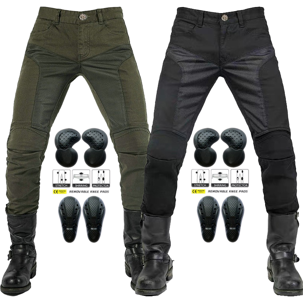 Men'S Shoes With Jeans - 2025 nova motocicleta verão equitação jeans
