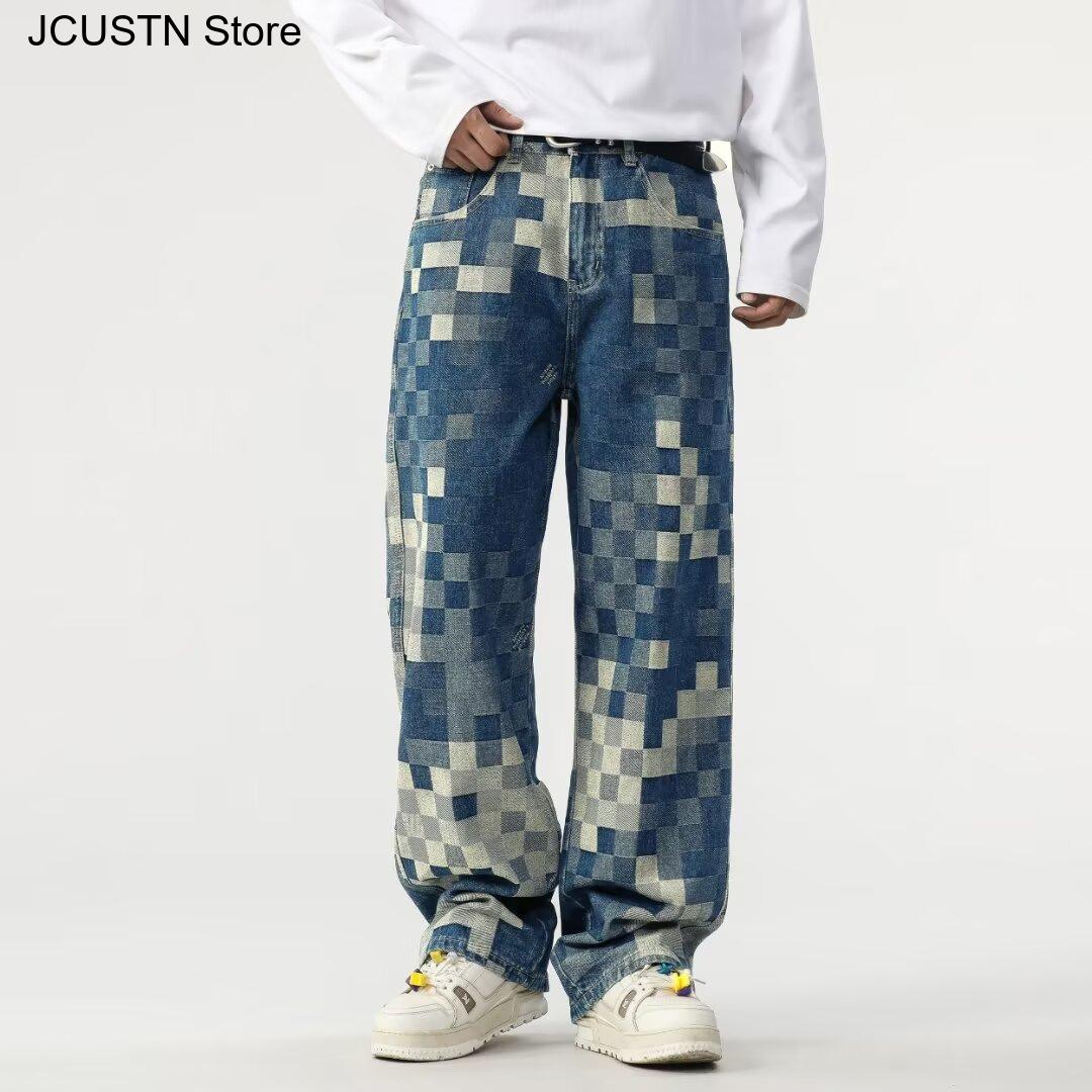 Masculino na moda calça de per - Men'S Shoes With Jeans avaliação e preço