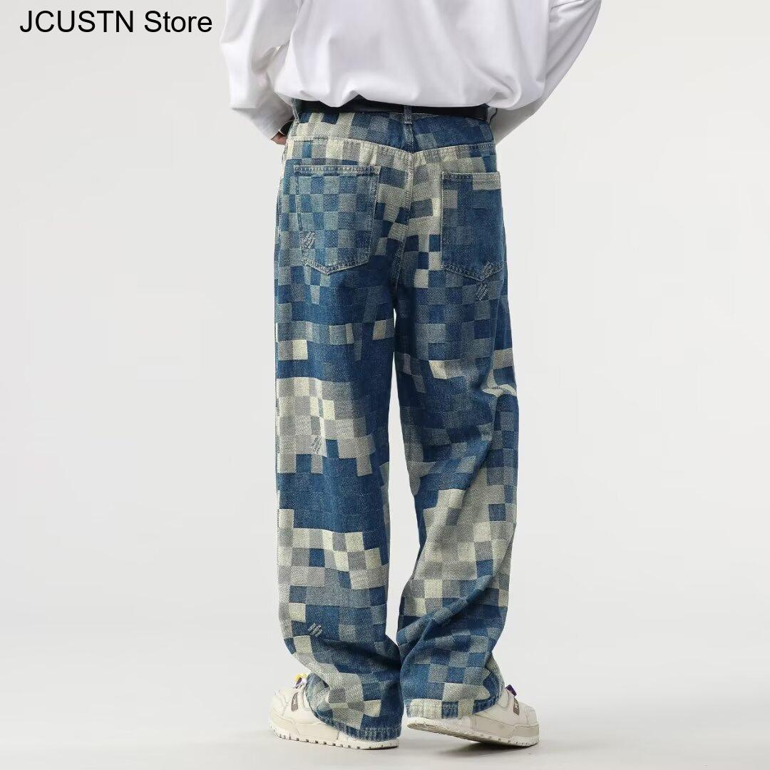 Masculino na moda calça de per - Men'S Shoes With Jeans avaliação e preço