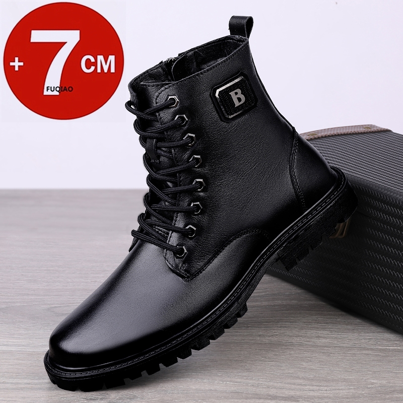 Botas de elevador de couro gen - Men Shoes Marks avaliação e preço