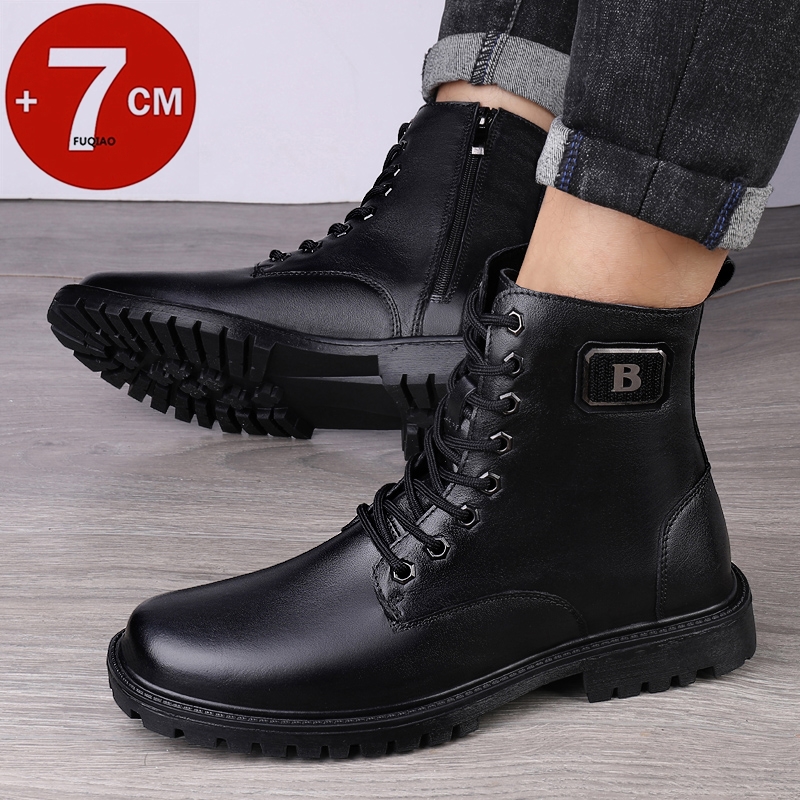Botas de elevador de couro gen - Men Shoes Marks avaliação e preço