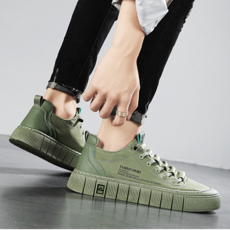 Tênis Casual Masculino de Lona - Men'S Shoes Casual Sneakers avaliação e preço