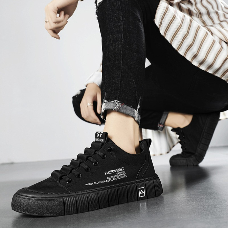 Tênis Casual Masculino de Lona - Men'S Shoes Casual Sneakers avaliação e preço