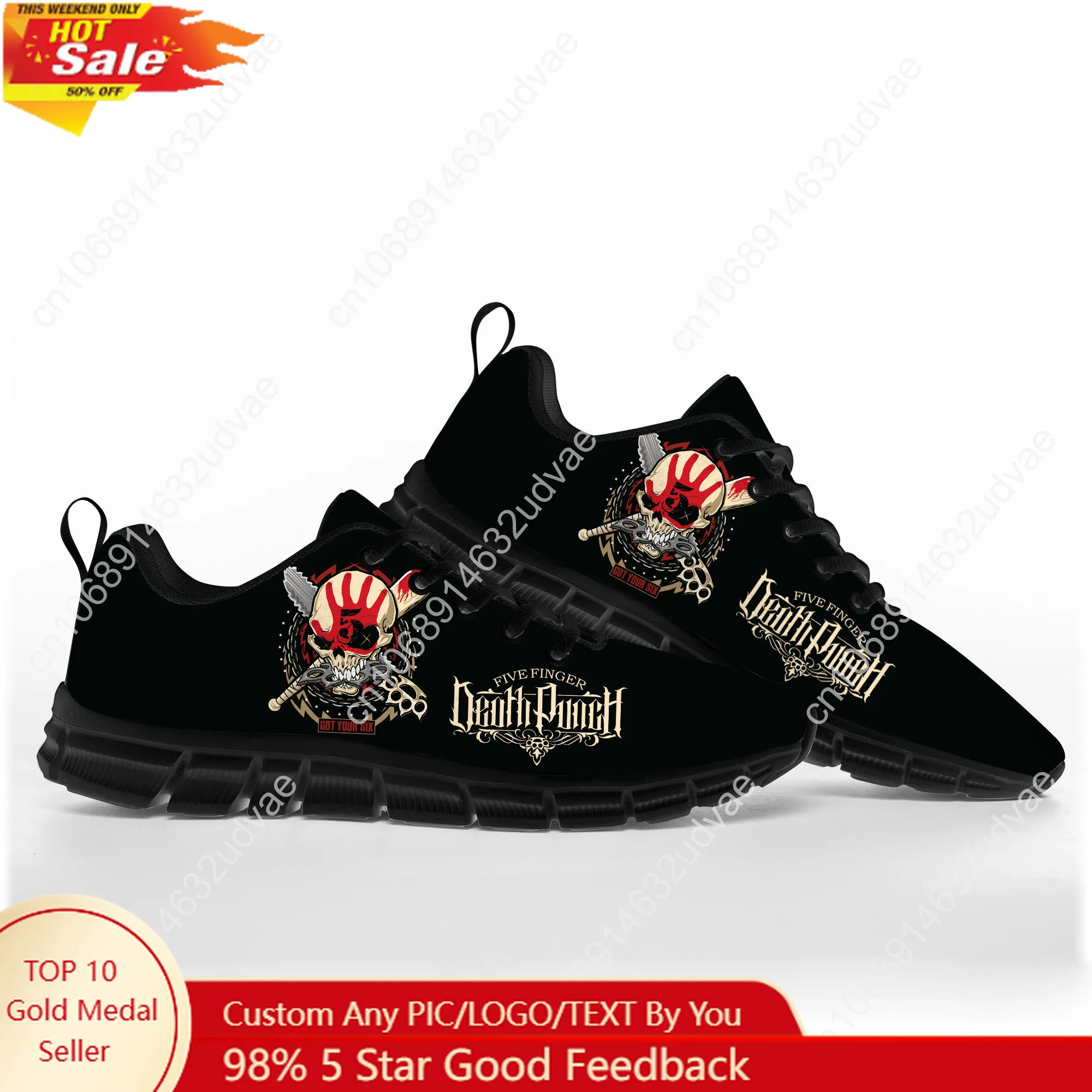 Tênis Five Finger Death Punch  - Men'S Shoes Casual Sneakers avaliação e preço