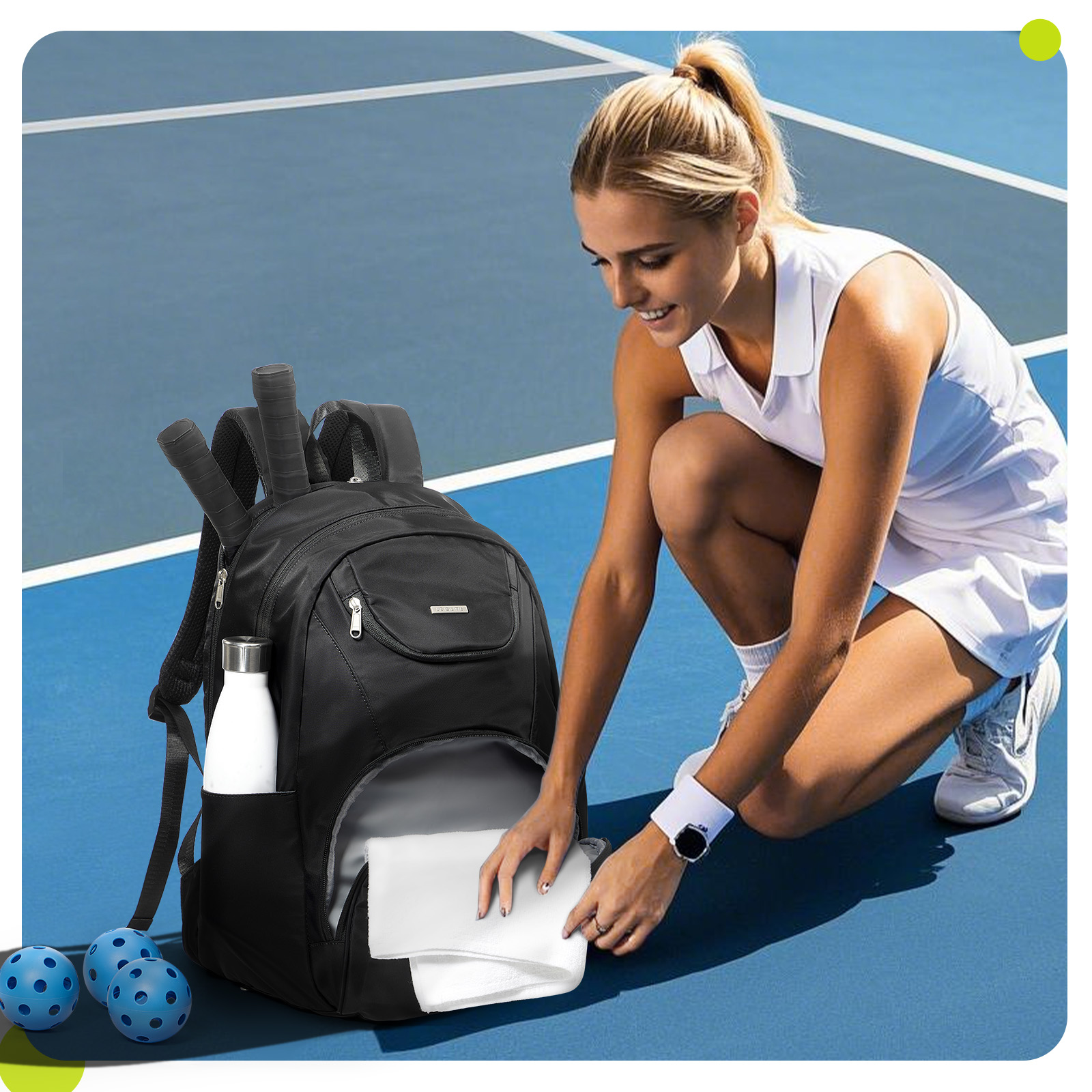 Mochila de Tênis para 2 Raquet - Men'S Shoes To Women'S avaliação e preço