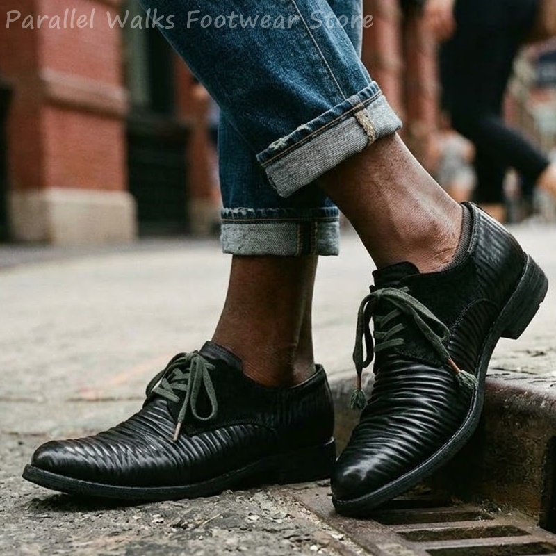 Sapatos Derby Masculinos de Co - Men'S Shoes Smart avaliação e preço