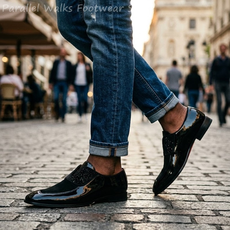 Sapatos masculinos pretos de c - Men'S Shoes Smart avaliação e preço