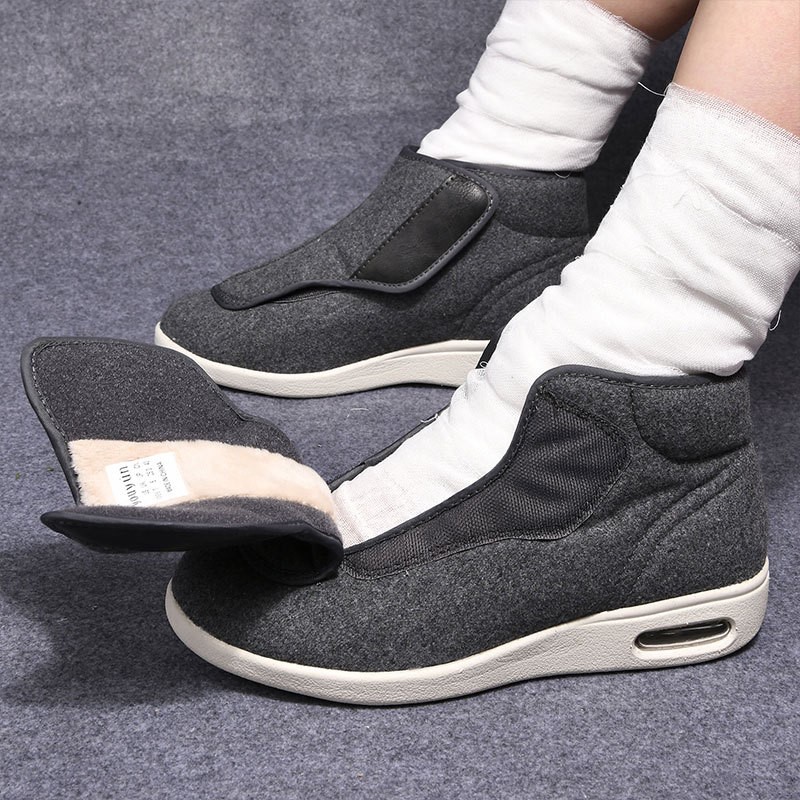 Sapatos de Inverno em Veludo O - Men'S Shoes For Wide Feet avaliação e preço