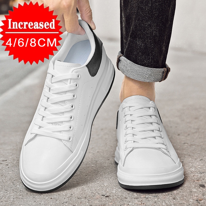 Novos sapatos de elevador masc - Canvas Sneaker High avaliação e preço