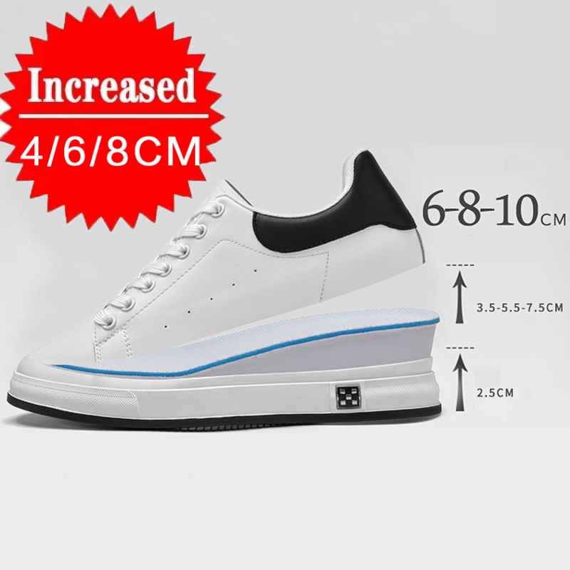 Novos sapatos de elevador masc - Canvas Sneaker High avaliação e preço