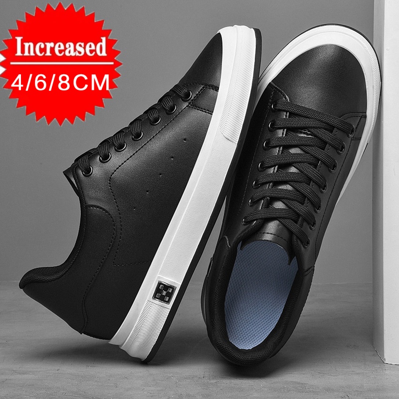 Novos sapatos de elevador masc - Canvas Sneaker High avaliação e preço
