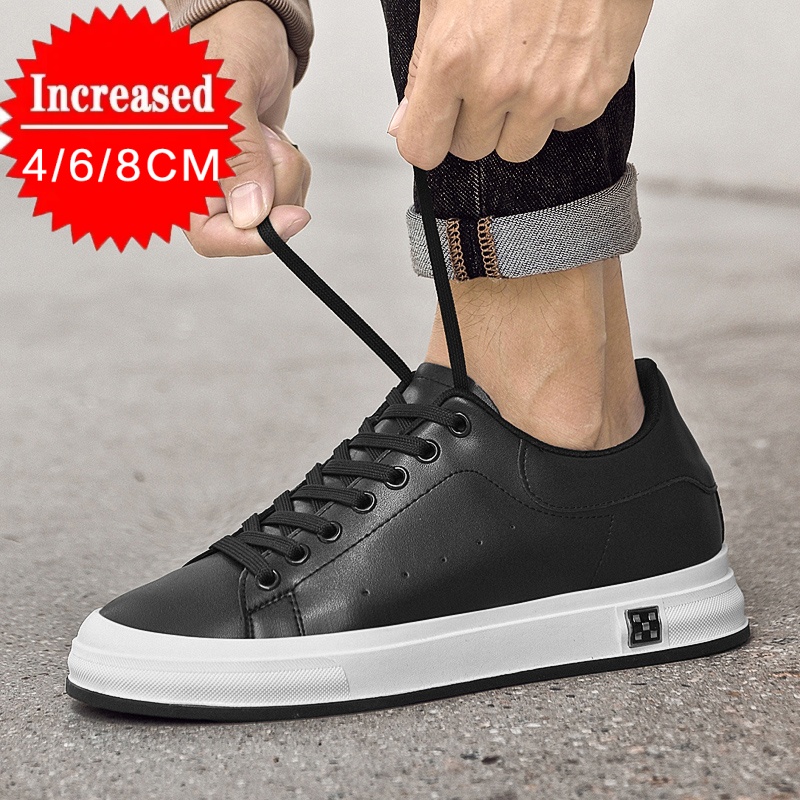 Novos sapatos de elevador masc - Canvas Sneaker High avaliação e preço