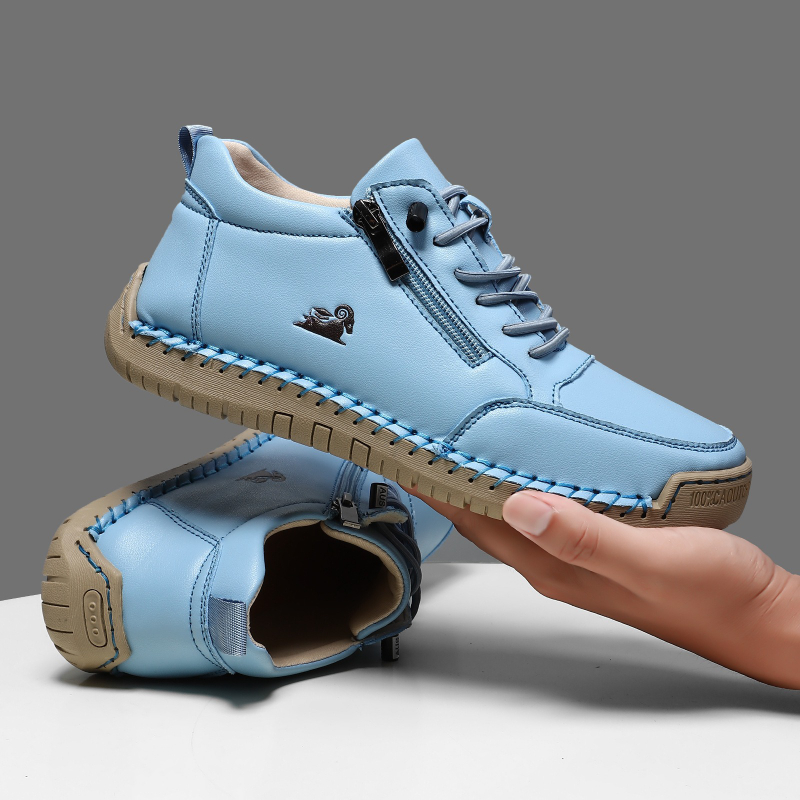 Tênis feminino de couro artesa - Men'S Shoes Casual Sneakers avaliação e preço